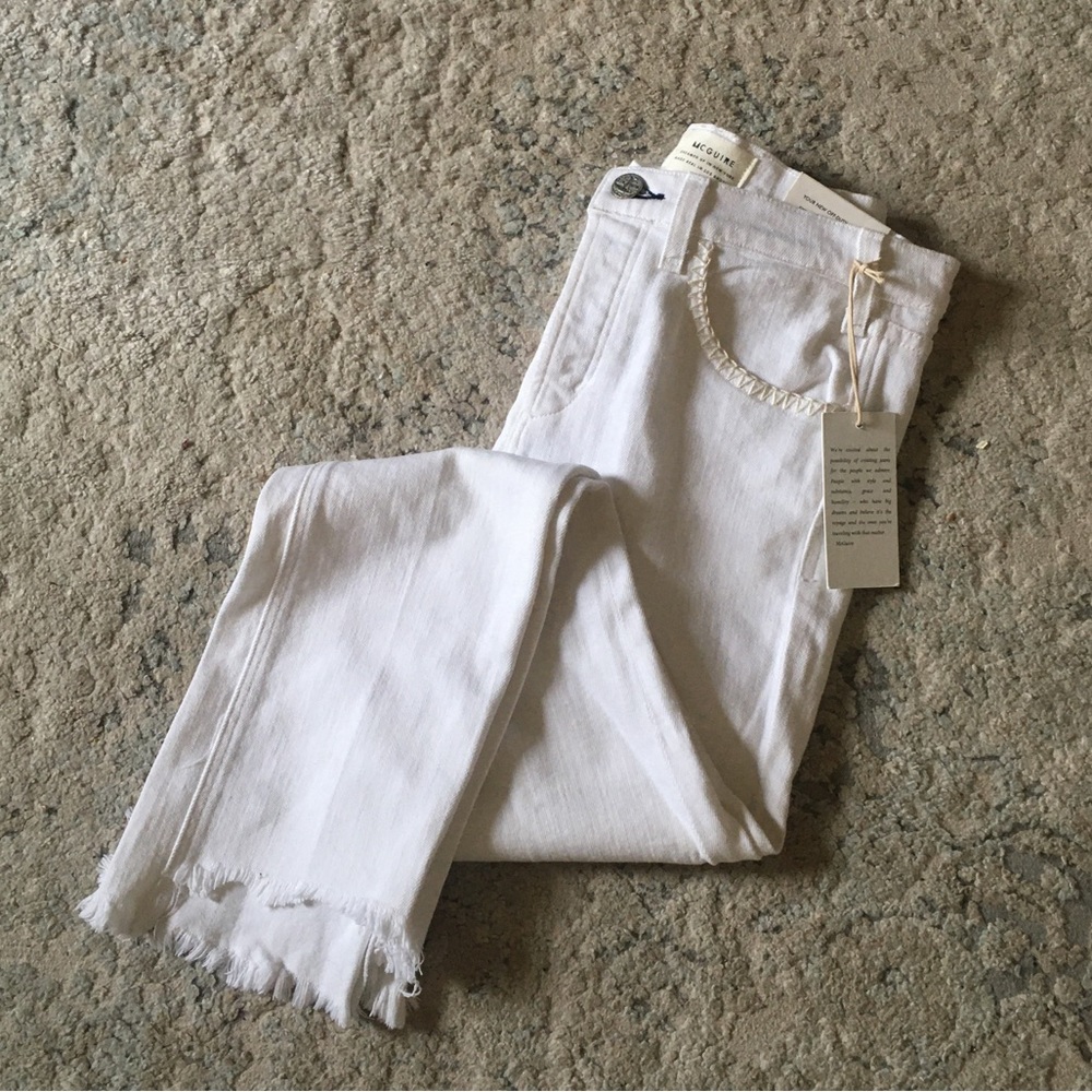 McGuire NWT white jeans